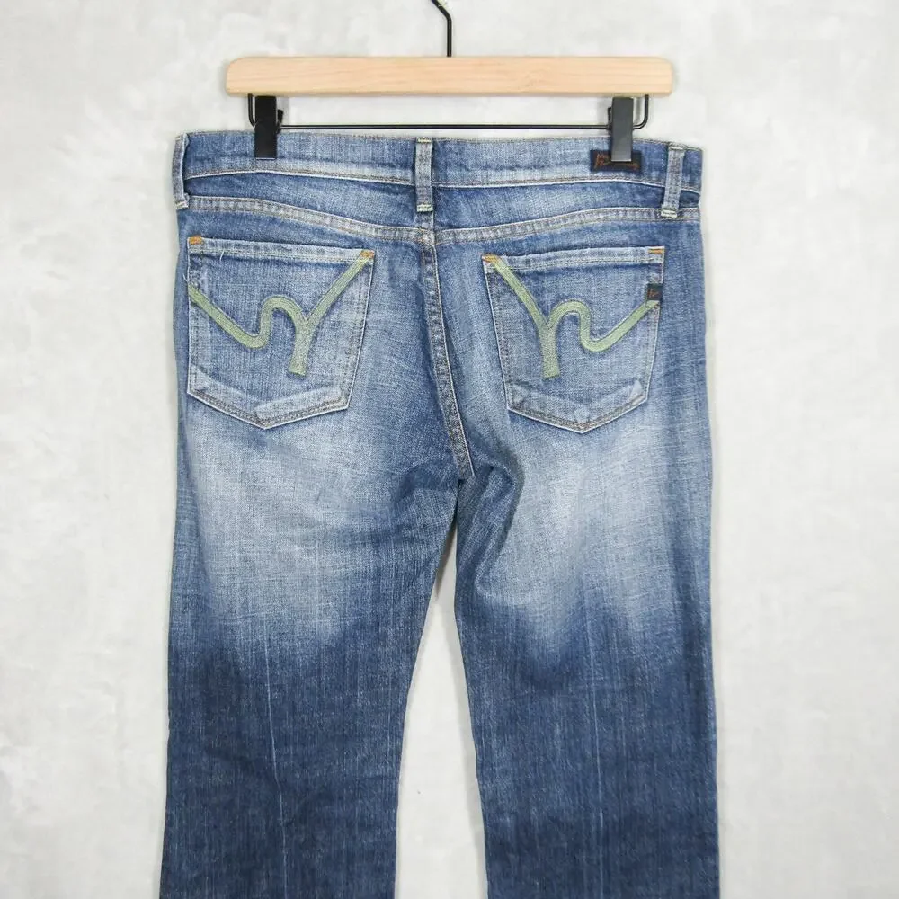 Citizens Of Humanity Jeans Size 30 Denim Womens Kelly Stretch Low Waist Bootcut - Picture 3 of 14